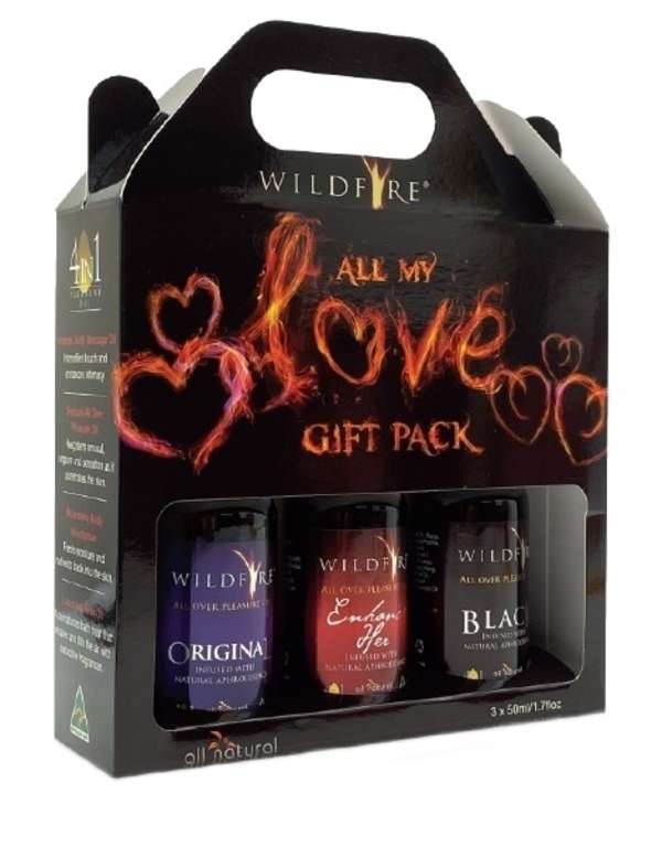 gifts for lovers - All My Love Gift Pack of pleasure oils